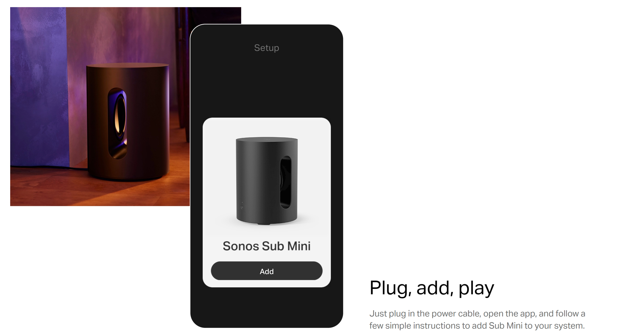 Sonos Mini Sub — AV Innovation